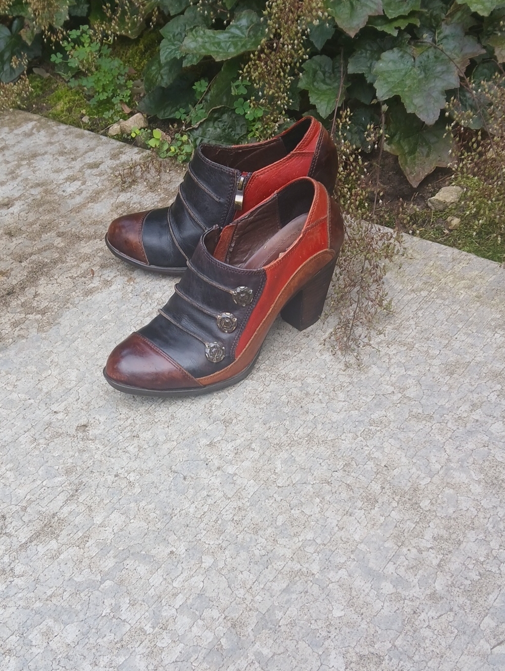 L'Artiste by Spring Step "Greentea" leather shooties/ankle booties Sz 40(9) - Picture 12 of 12